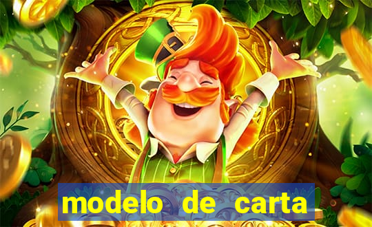modelo de carta para encontristas